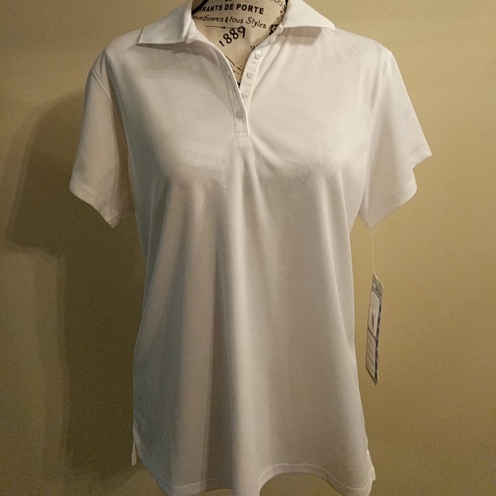 White sports shirt